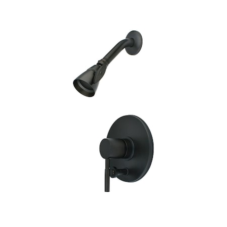 Kingston Brass Shower Faucet, Oil Rubbed Bronze, Wall Mount KB86950DLSO